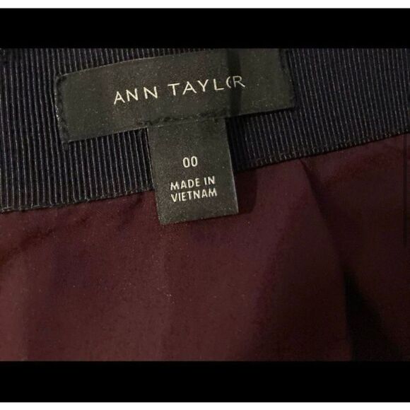 Ann Taylor Women's Midi Skirt Floral Tiered Hem Size 00 - Picture 5 of 8